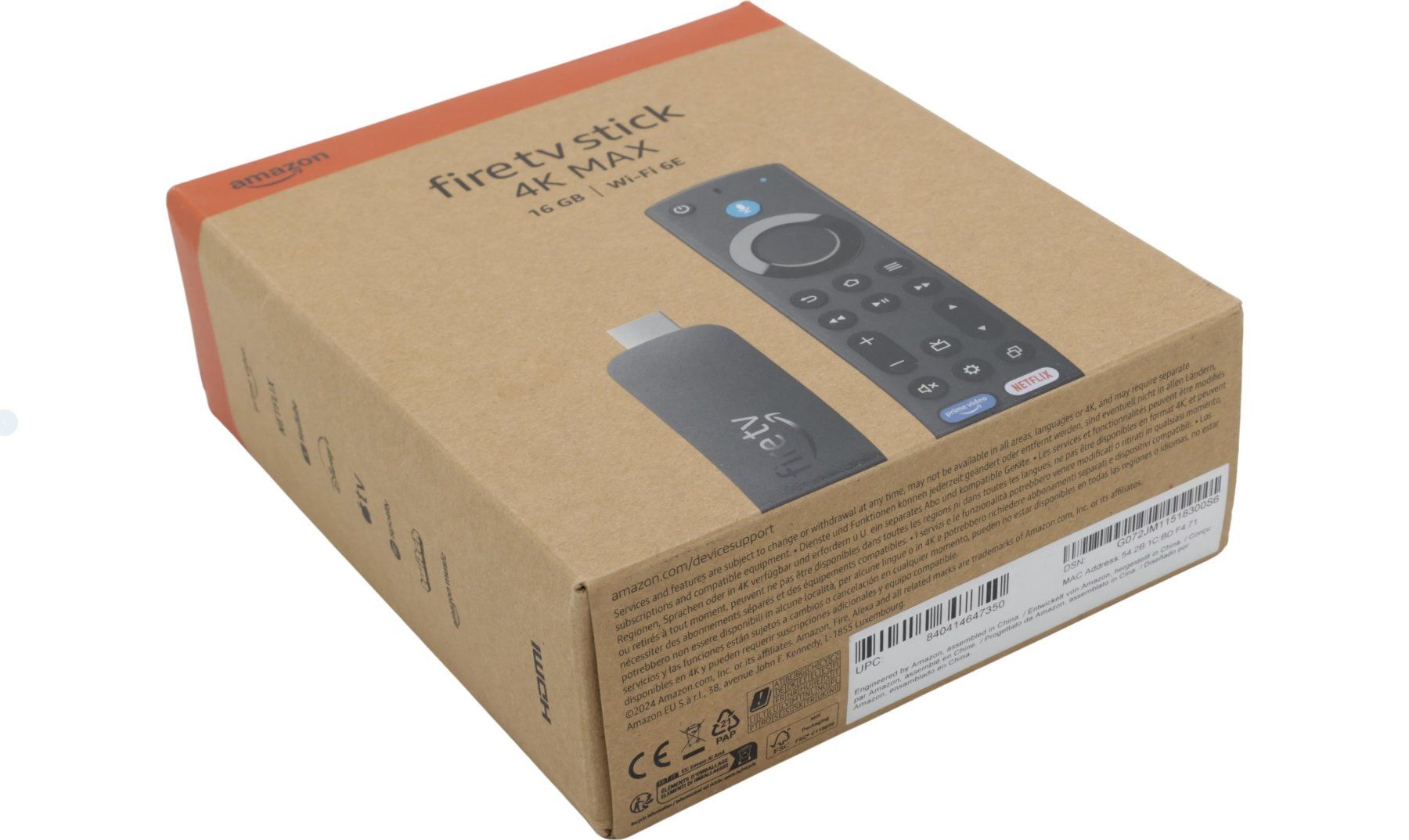Amazon Systèmes audio & multimédias: Amazon Fire TV Stick 4K Max 16 GB, Fire OS – Neuf avec emballage d'origine à Wettingen par Schabernack_sam 2