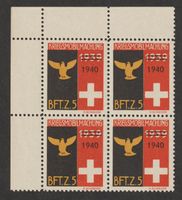 Brieftaubendienst Nr. 8/1 Viererb. **