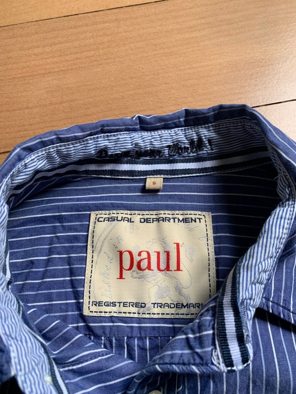 Paul Kehl Camicie: PAUL - Hemd blau-weiss gestreift S – Usato da Zürich venduto da Diazaio 2