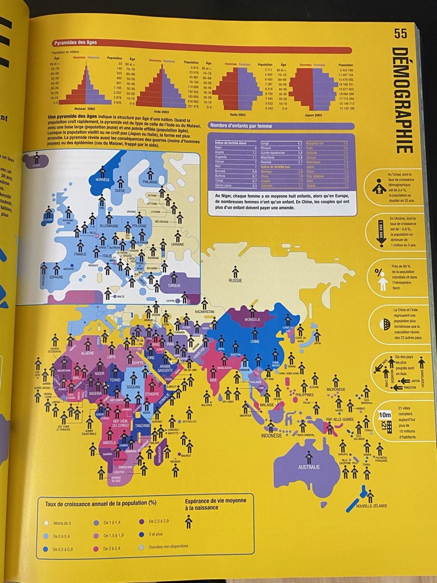 Bücher: Grand Atlas du Monde Sélection Reader's Digest - 2005 – Gebraucht aus Grolley von GM-CK 4
