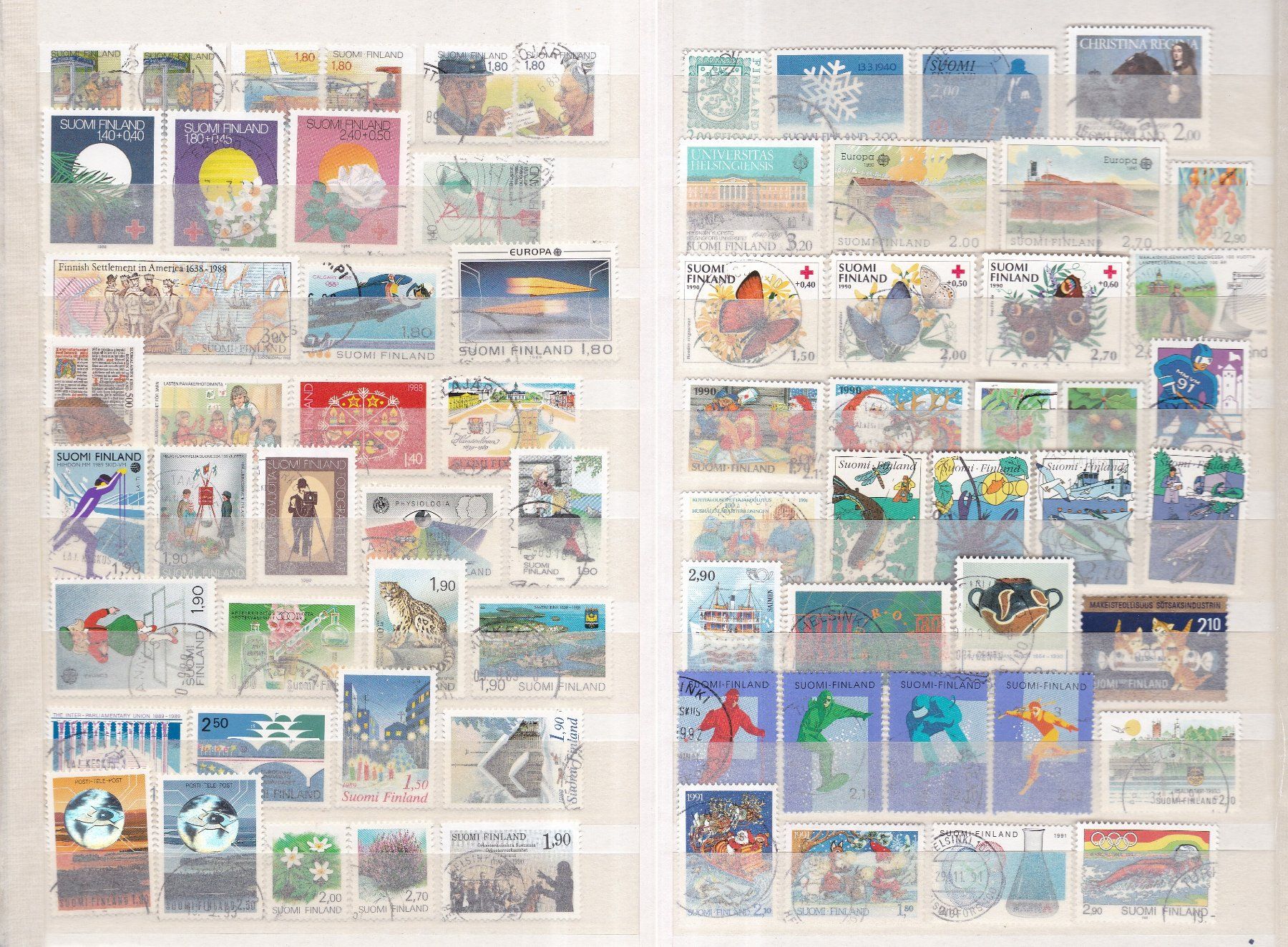 Tutti i francobolli: Briefmarkensammlung "Finnland" – Usato da Münchwilen AG venduto da Nesar 7