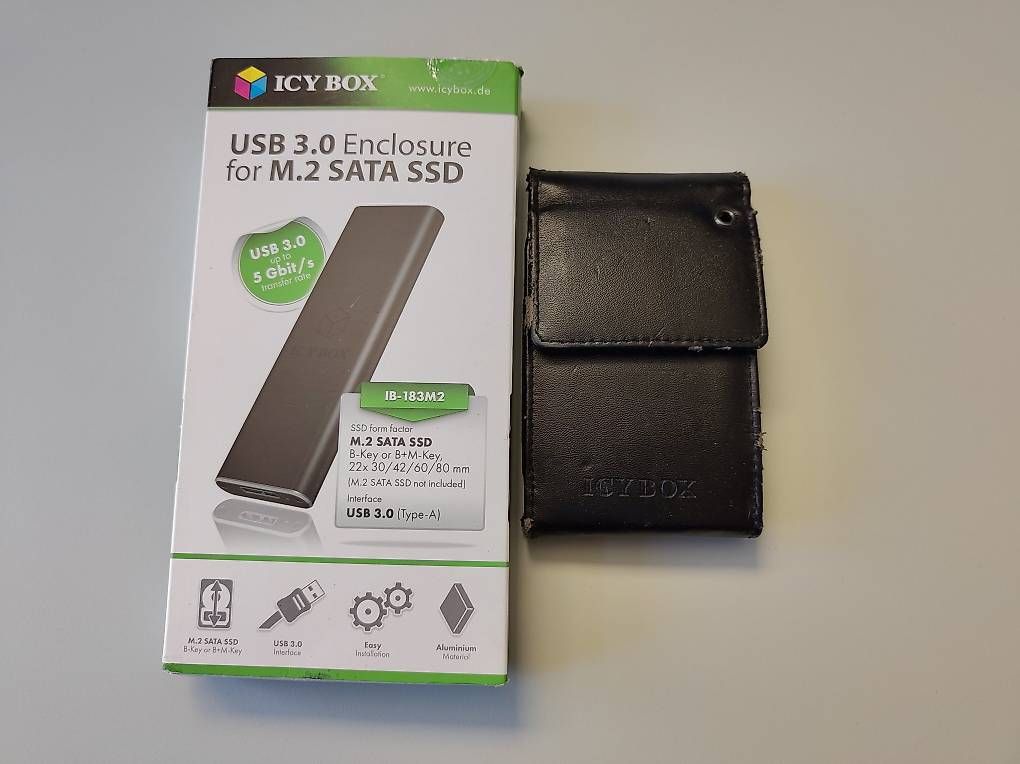 Unità & Adattatore: ICY BOX Set  M.2-SATA & SATA-Gehäuse Adapter – Usato da Rebstein venduto da fabio.litscher