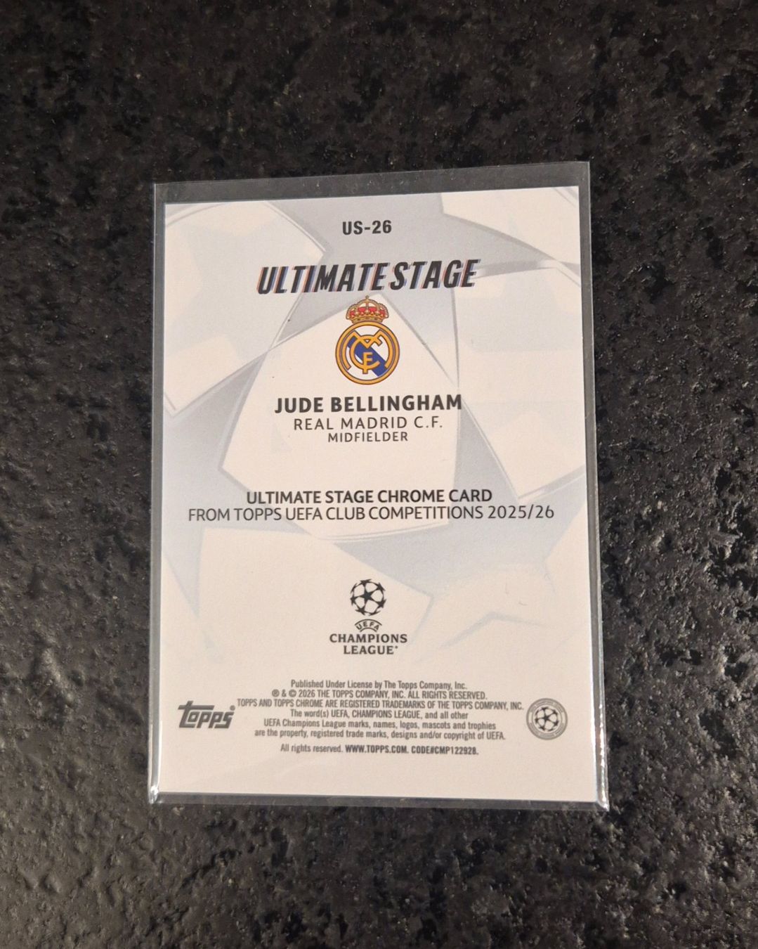Topps Carte collezionabili: Jude Bellingham - Real Madrid - Topps – Nuovo (secondo la descrizione) da Burg AG venduto da Danoe 1