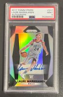 NBA Lauri Markkanen 2017 Prizm Autograph Silver Rookie PSA 9