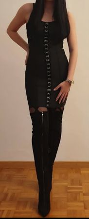 Missguided Minikleid Schwarz, Gr. 36, neuwertig!