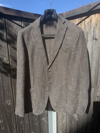Paoloni Blazer Herren kariert mehrfarbig guter Zustand