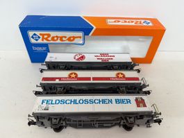 3er Set Roco 291004, 46395 Güterwagen Bier / SBB