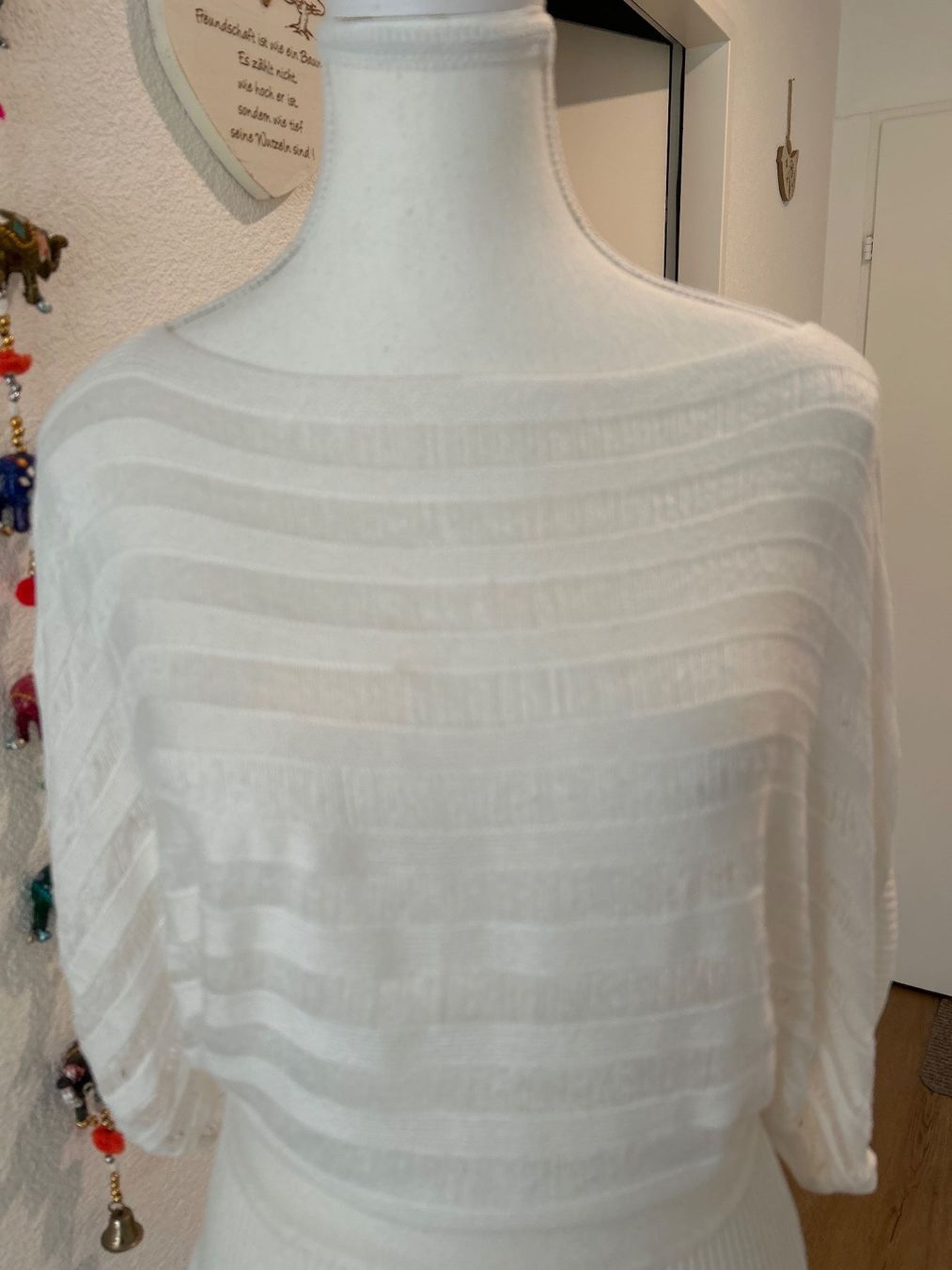 Maglioni & Felpe: Damen Pullover ecru mit Fledermausärmeln – Usato da Brunnen venduto da Nala2929 3