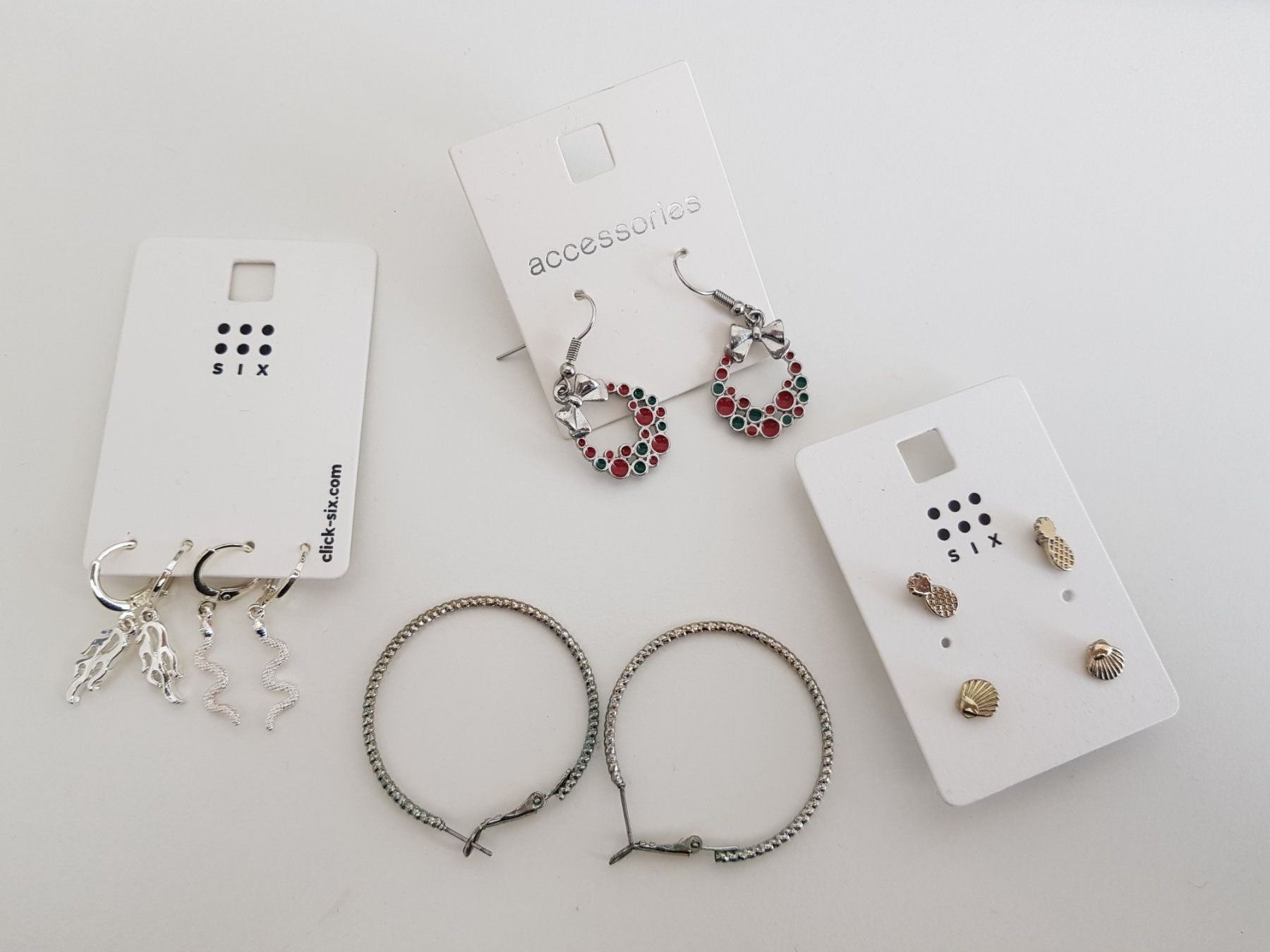 Ohrringe & -stecker: Ohrringe Ohrhänger, Modeschmuck, 6 Paar – Gebraucht aus Wettswil von Tinman01