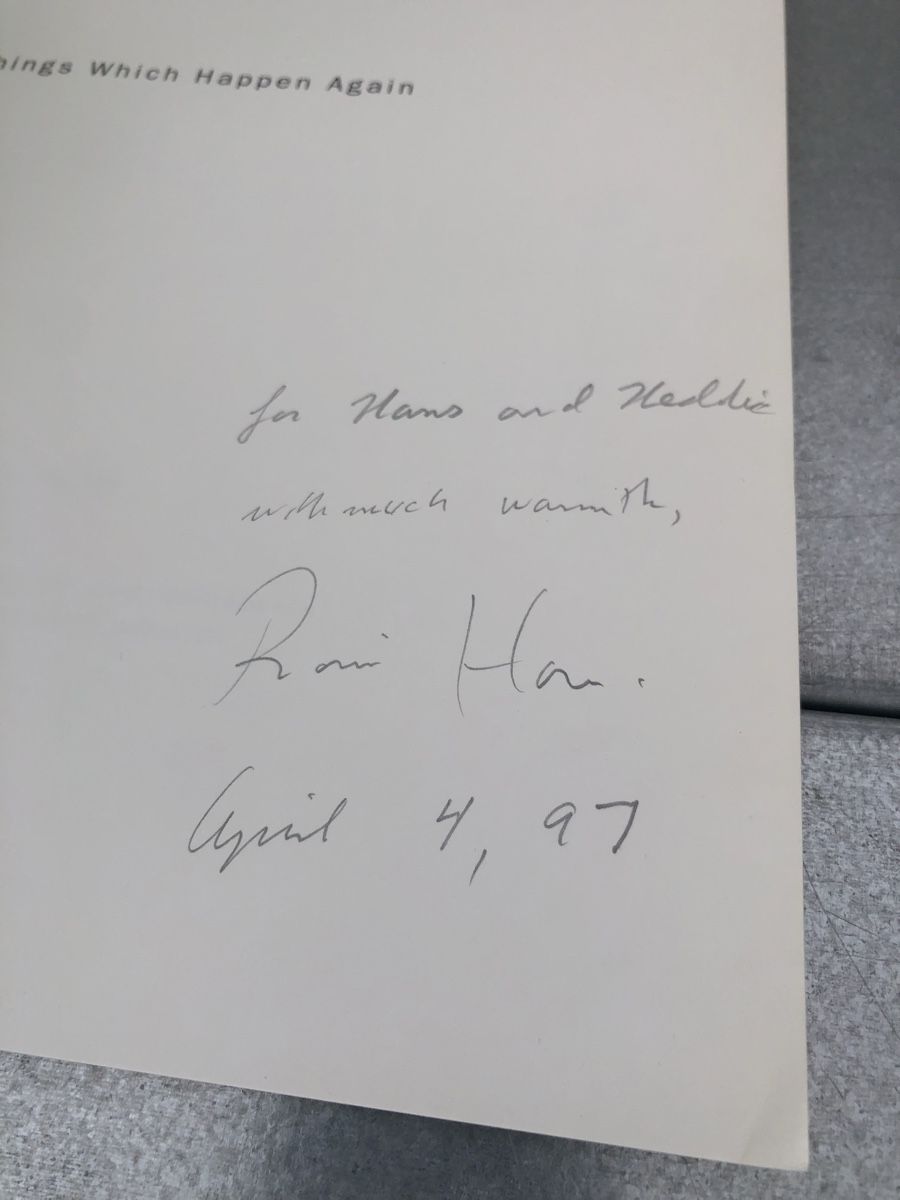 Libri: Roni Horn "Making Being Here Enough" kunstbuch signiert – Usato da Basel venduto da Amechan. 1