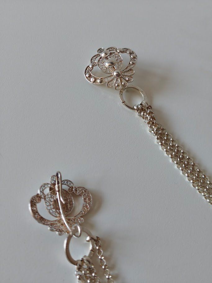 Altri gioielli: N2 Tracht Schmuck Ketten Blumenbrosche Silber – Usato da Toffen venduto da Immo-Erben 5