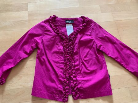 Colora Damen Bluse / Jacke / Bolero, Gr. XS, Dunkelpink, NEU