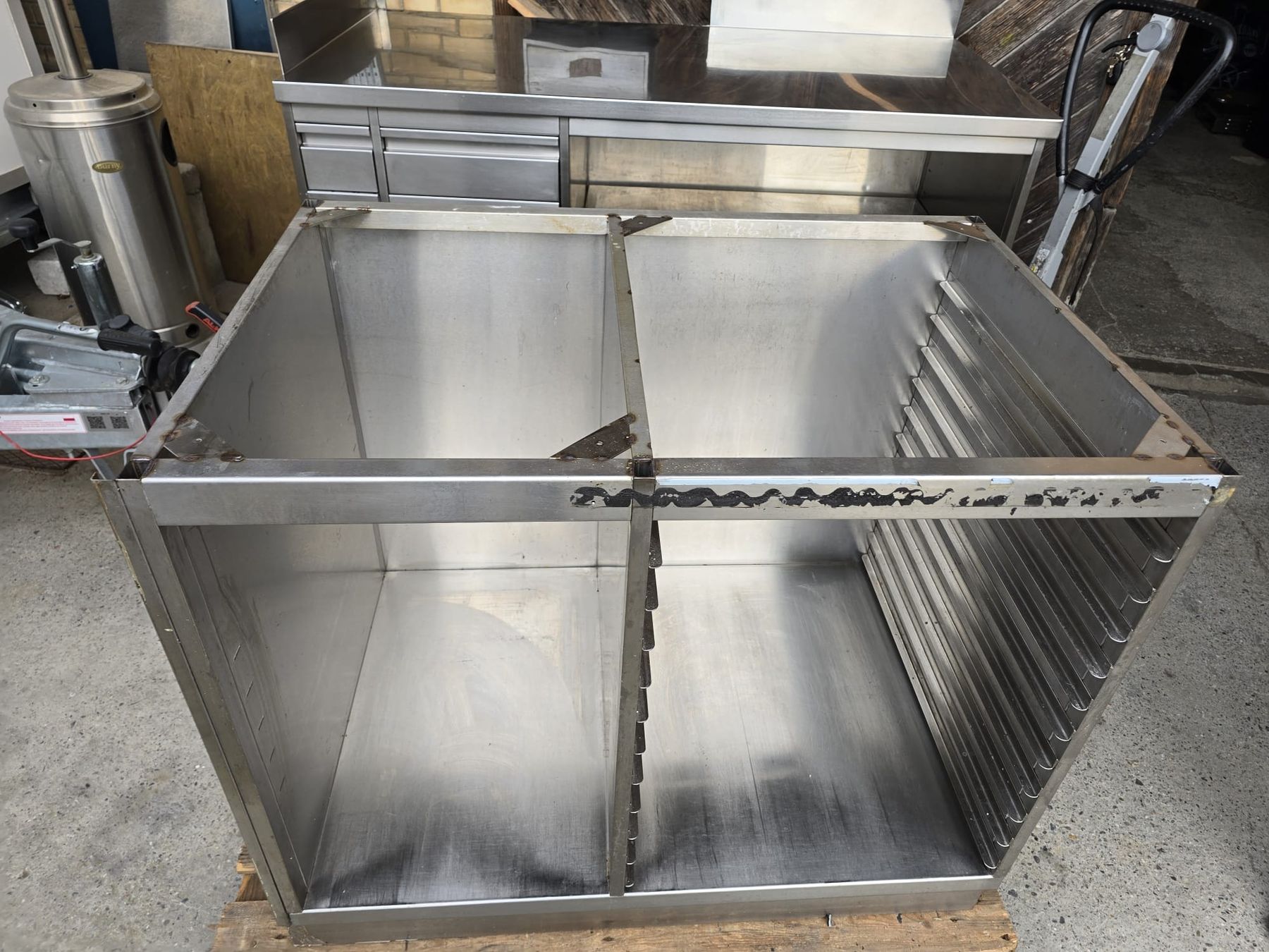 Cucine complete: Edelstahl Gastro Gestell / Schrank #563 – Usato da Wuppenau venduto da Gastro-Wuppenau 4