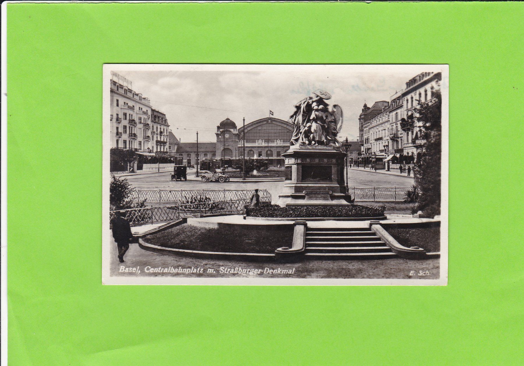 Cartoline postali: Basel-Centralbahnhof-Oldtimer – Usato da St. Peterzell venduto da neckertal
