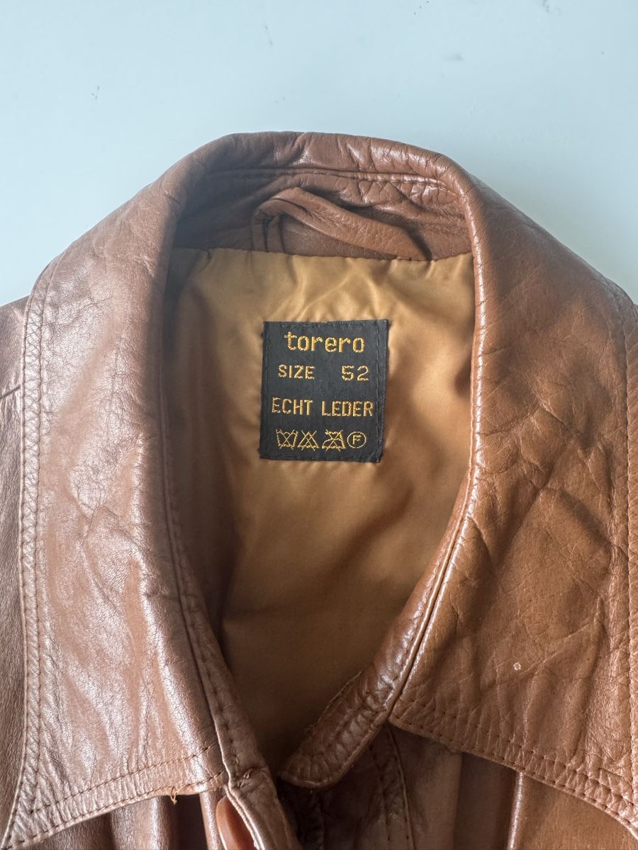 Giacche: Brown Vintage Leather Jacket – Usato da Zürich venduto da forestF4iry 1