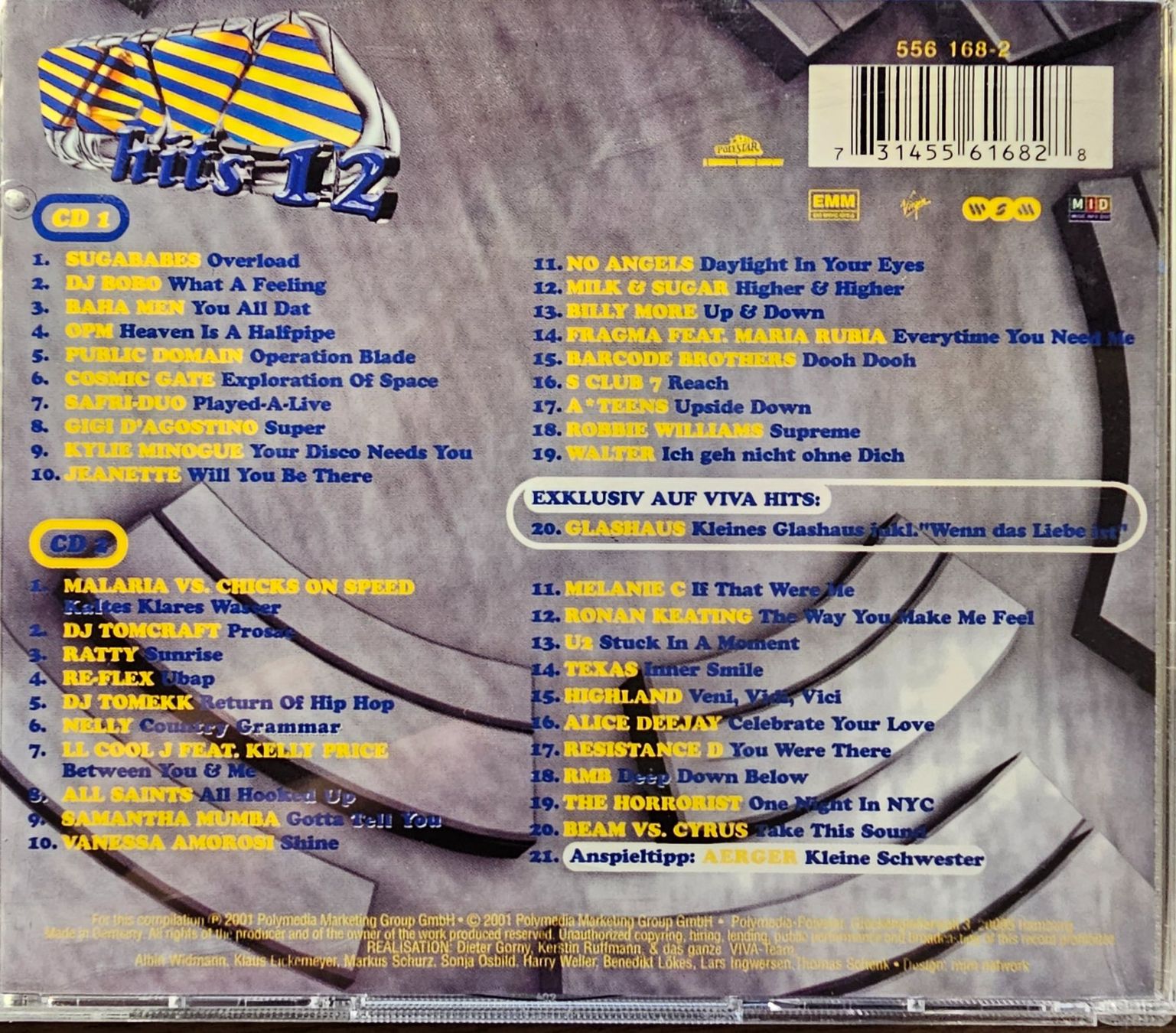 CDs: Various – Viva Hits 12 – Gebraucht aus Wahlen b. Laufen von Cg10 1