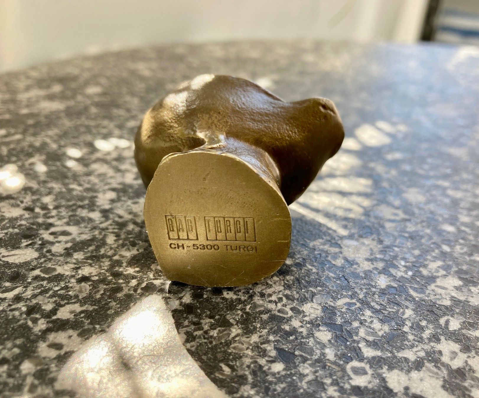 Bag Turgi Statuette: BAG Turgi Bronzefigur, Tukan – Usato da Zürich venduto da cornetto55 3