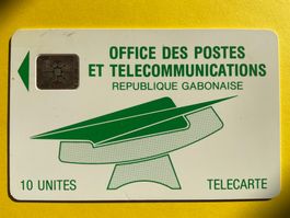 Telefonkarte Gabon 10 Unités