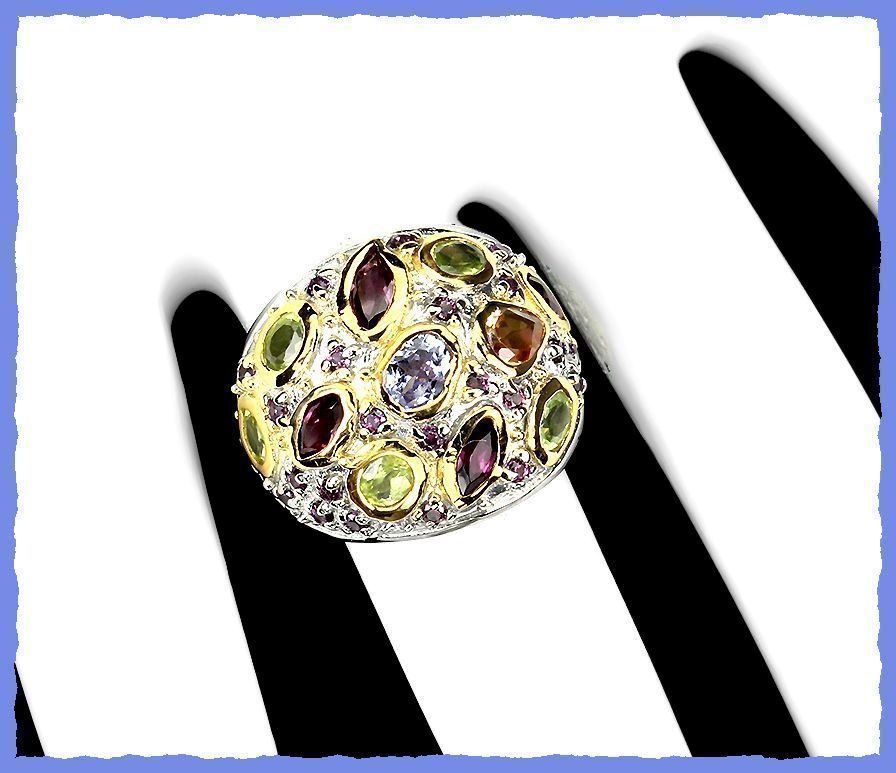 Anelli: ♛ Multicolor 925 Silberring – Nuovo e nell'imballaggio originale da Oberglatt ZH venduto da Hot-Spot 2
