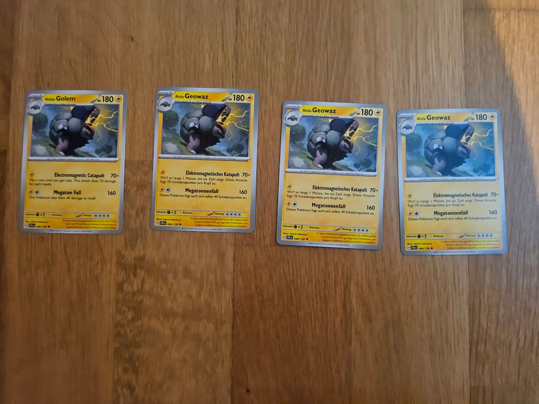 Pokémon Carte collezionabili: Pokemon Golem und Geowaz – Nuovo (secondo la descrizione) da Freudwil venduto da freny24