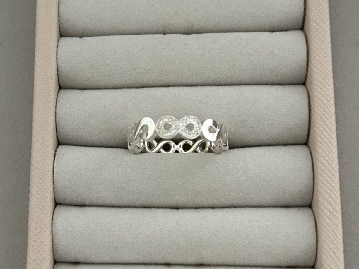Pandora Anelli: Original Thomas Sabo Infinity Ring mit Diamanten - RRP 229 – Nuovo (secondo la descrizione) da Rheinfelden venduto da Boutique_Luxe 1