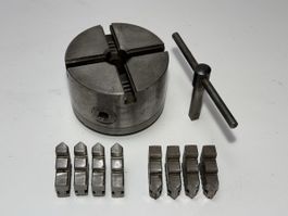 Vierbackenfutter 80mm Drehfutter 4-Backenfutter 4BF 