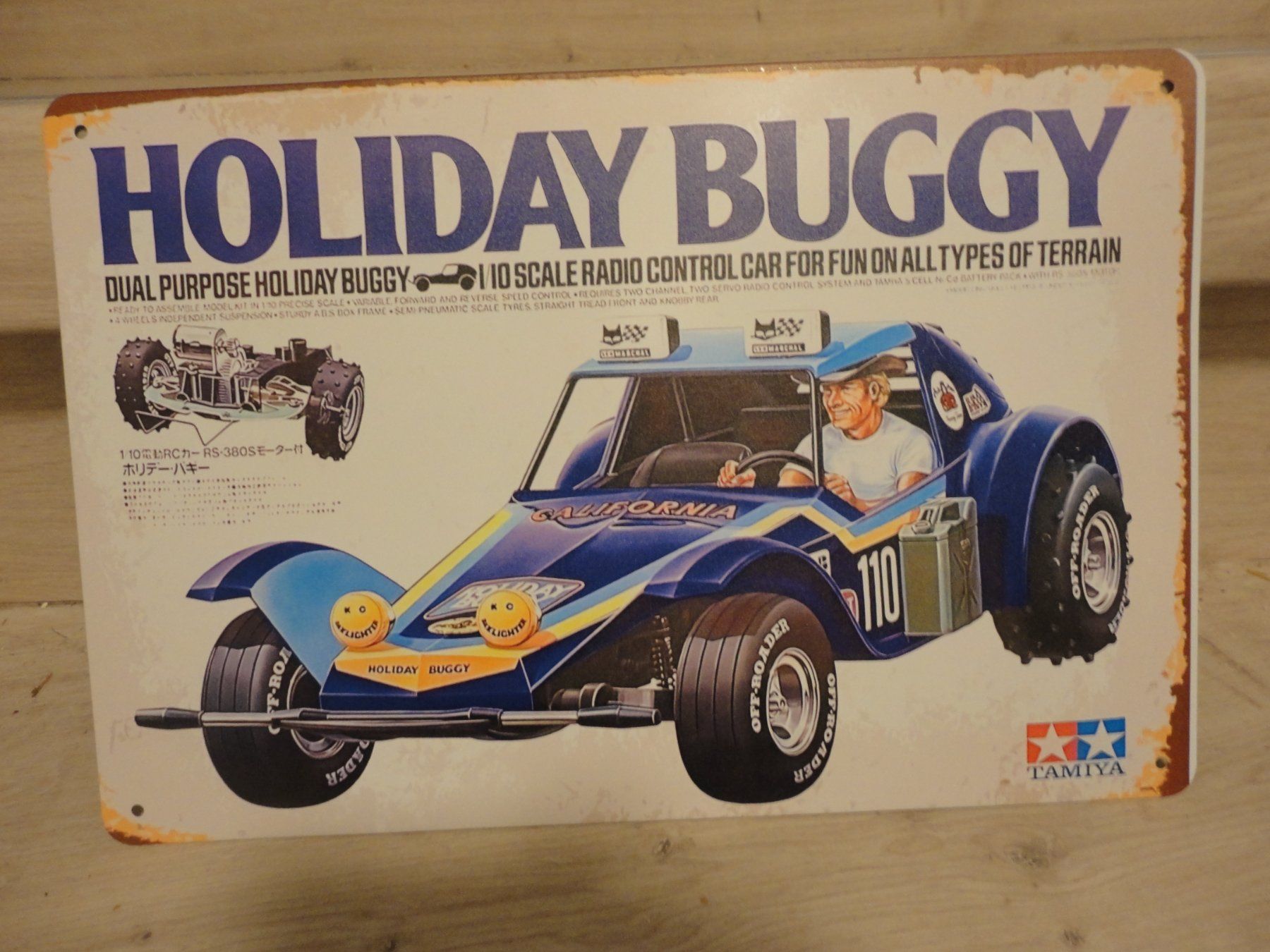 Modellismo RC: Blechschild, cooler Hingucker! Retro! – Nuovo e nell'imballaggio originale da Horgen venduto da RcModell