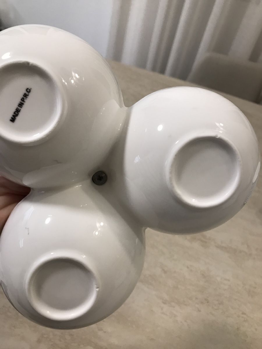 Ciotole: Schönes Vintage Dipschälchen/Servierschale, Weiss – Usato da Dübendorf venduto da nela123 2