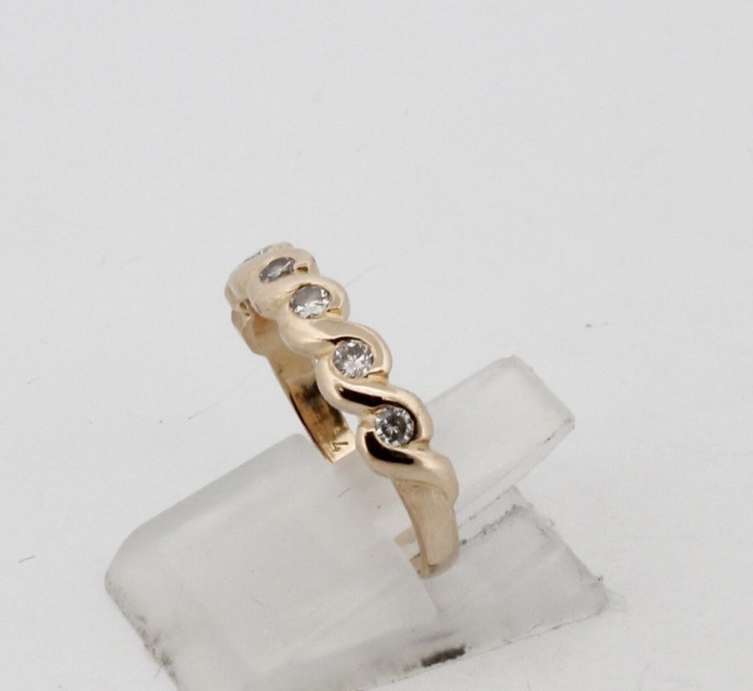 Ringe: Classic 18k Yellow Gold Diamond Ring - size 54 – Gebraucht aus Cham von ppl_8lbl 4