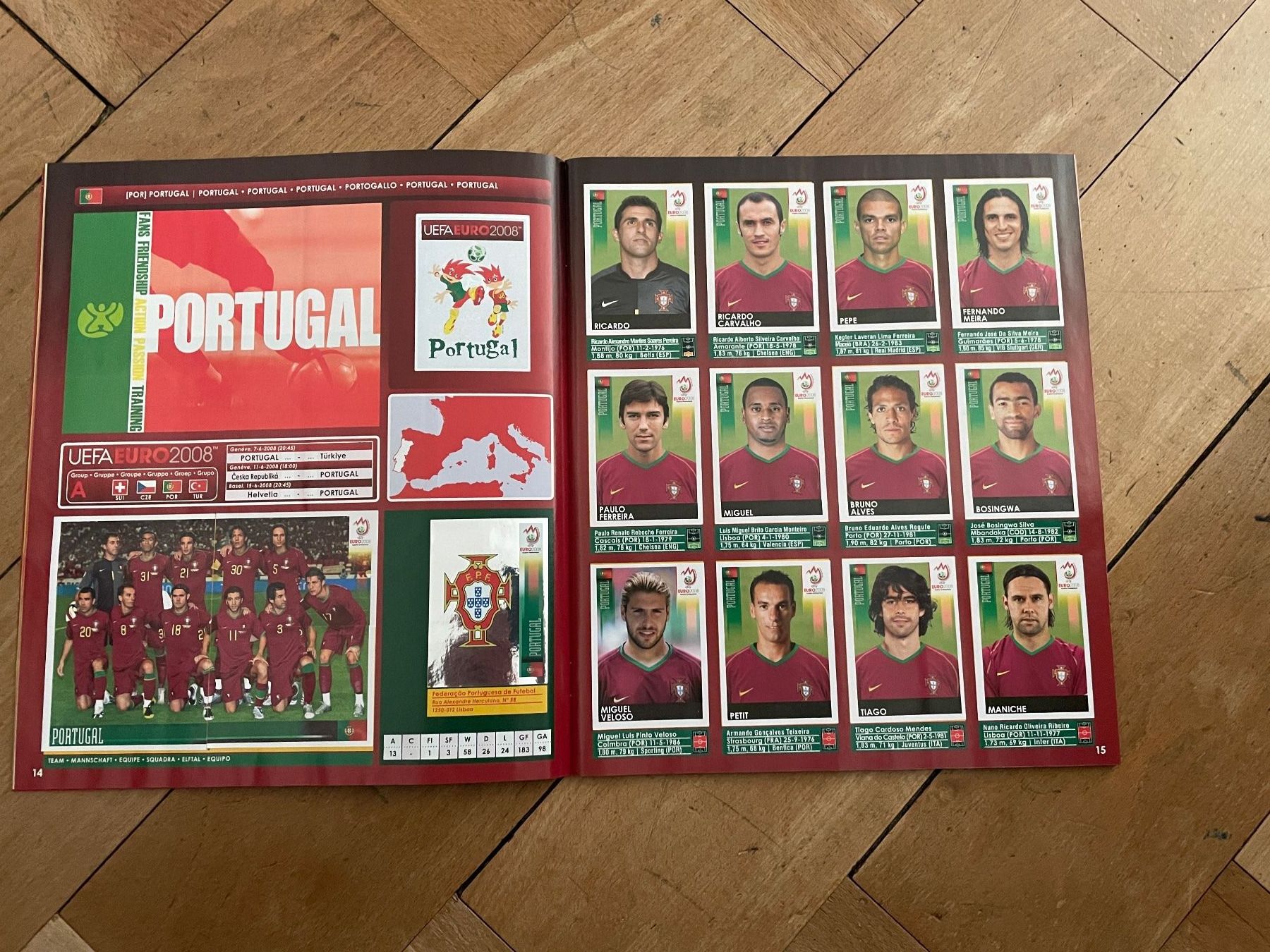 Panini Alben: Panini Euro 2008 Austria-Switzerland – Gebraucht aus Kriens von ruedi740 1