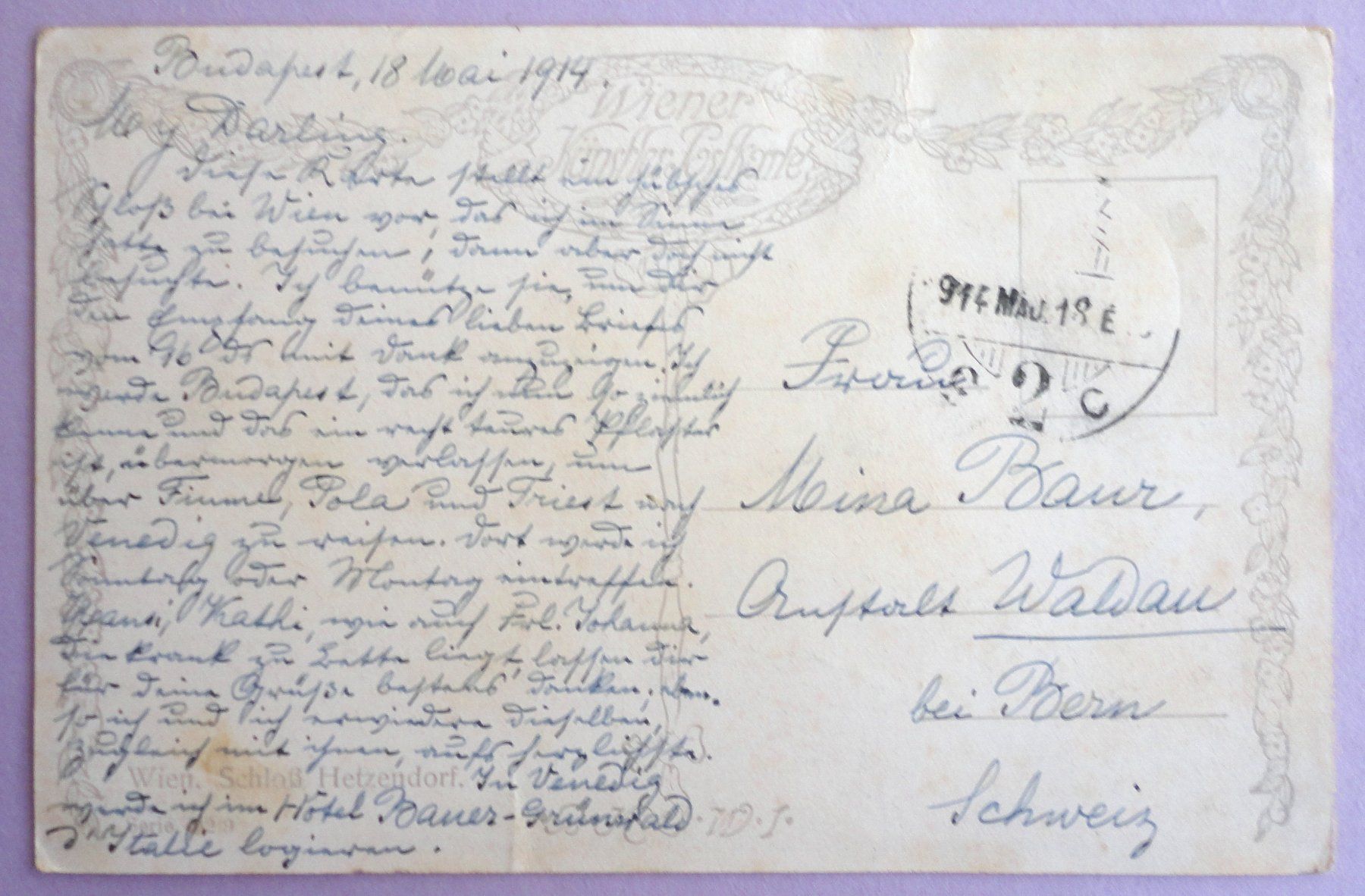 Cartes postales: Wien, Schloss Hetzendorf – Défectueux à Fétigny par Billy2miny 1