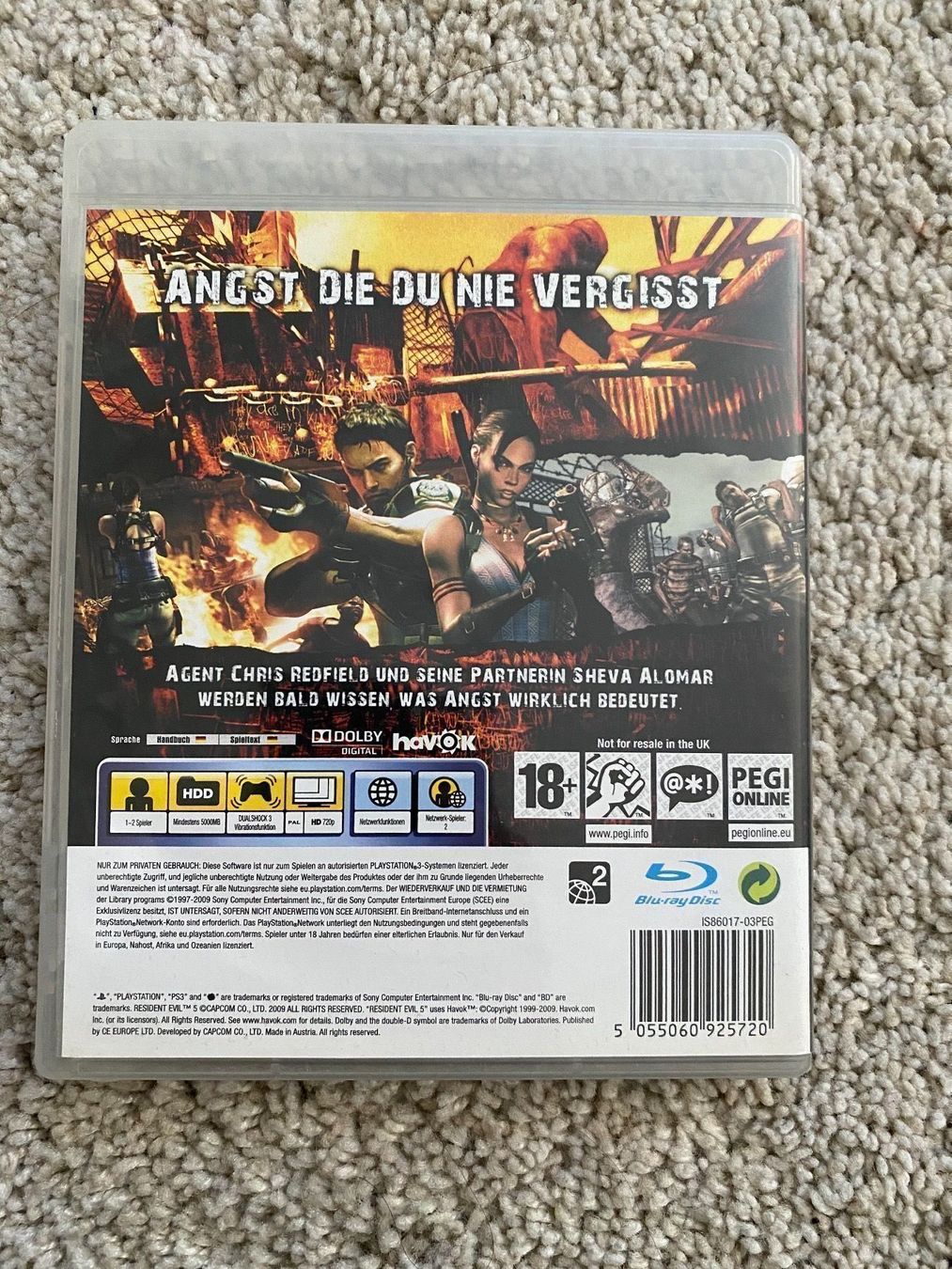 Sony Spiele: Resident Evil 5 für Playstation 3 PS3 – Gebraucht aus Winkel von RiMa95 2