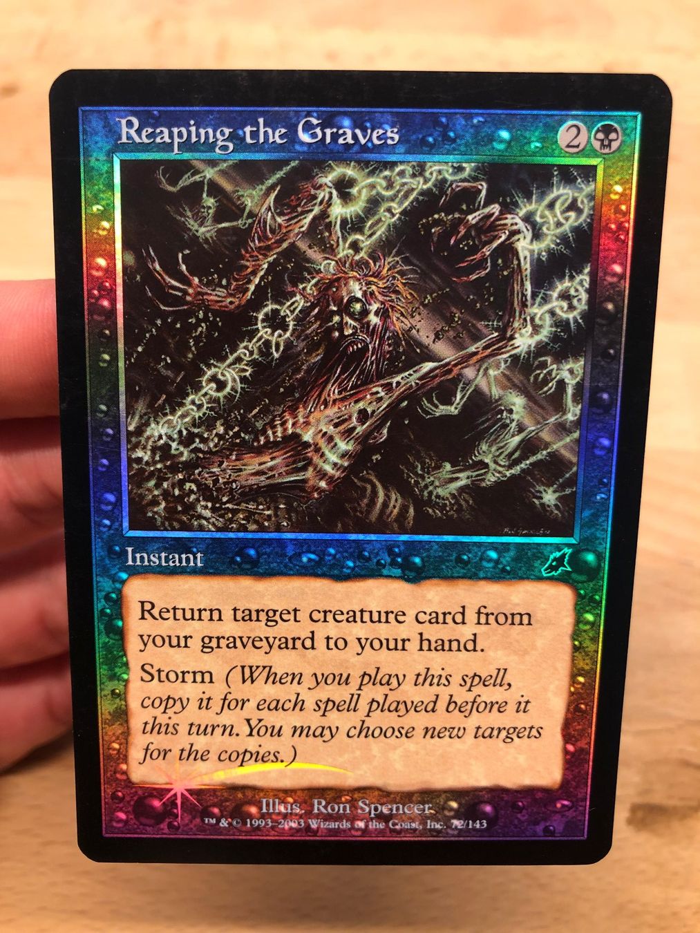 Magic The Gathering Carte collezionabili: MTG Reaping the Graves foil Scourge 2003 EN Ex – Nuovo (secondo la descrizione) da Corsier GE venduto da SWmoderncards