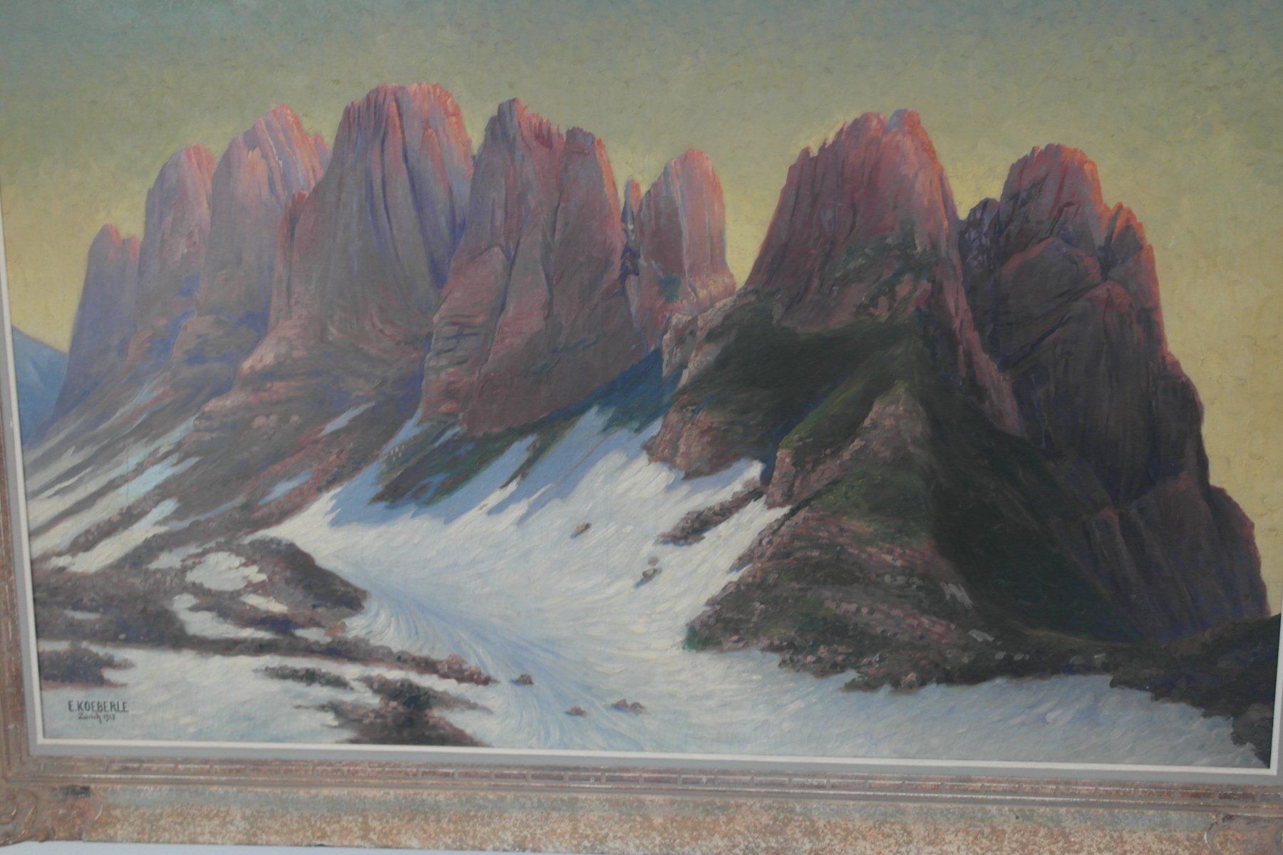 Tableaux: Oelbild Dolomiten Gemälde – D'occasion à meisterschwanden par Prontoloni.