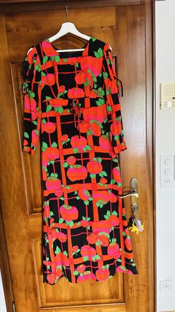Kleid Vera Mont Paris bunt Blumenmuster Grösse 38