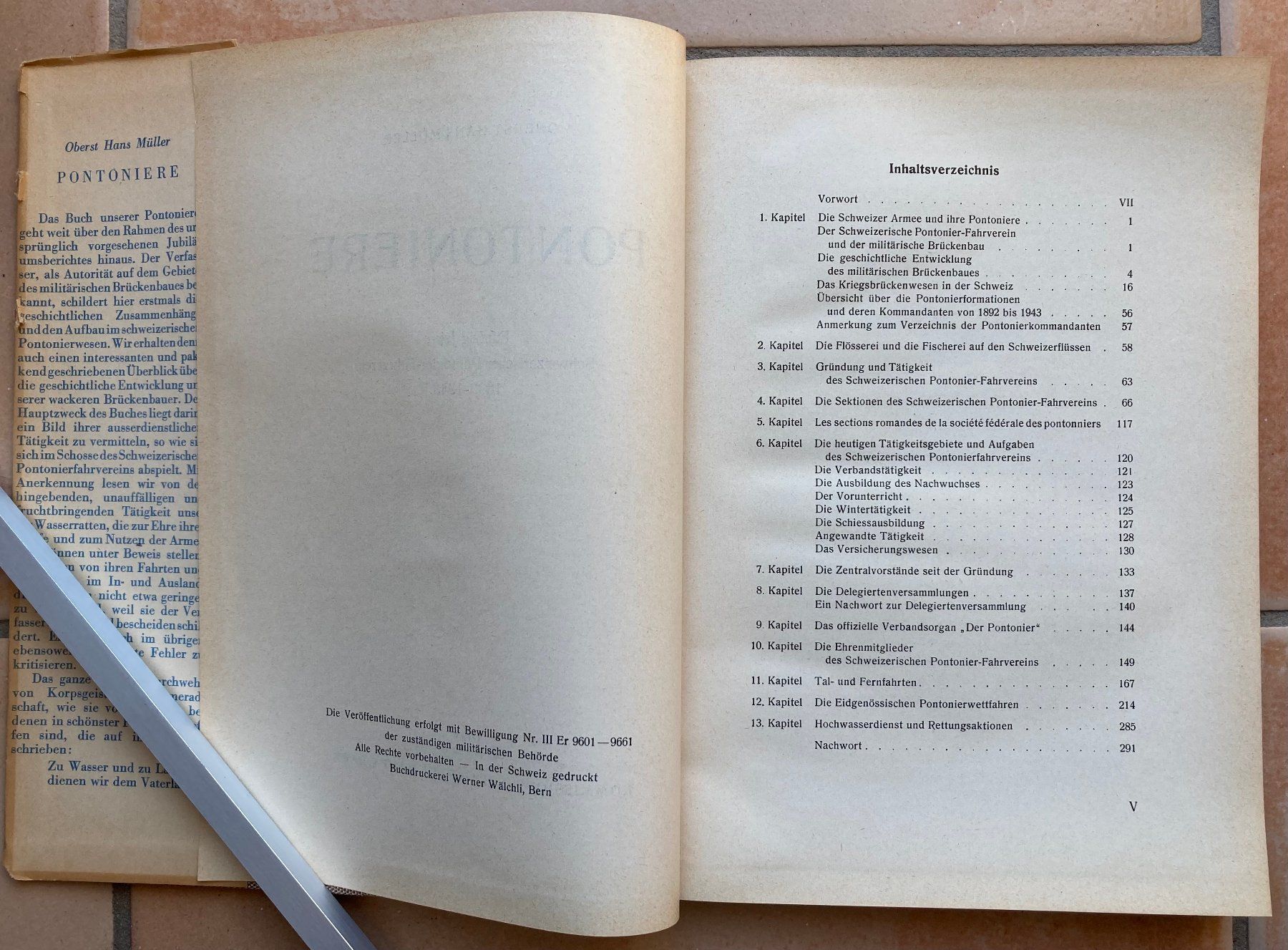 Livres: Pontoniere - Oberst Hans Müller 1945 – D'occasion à Versoix par Decapod 1