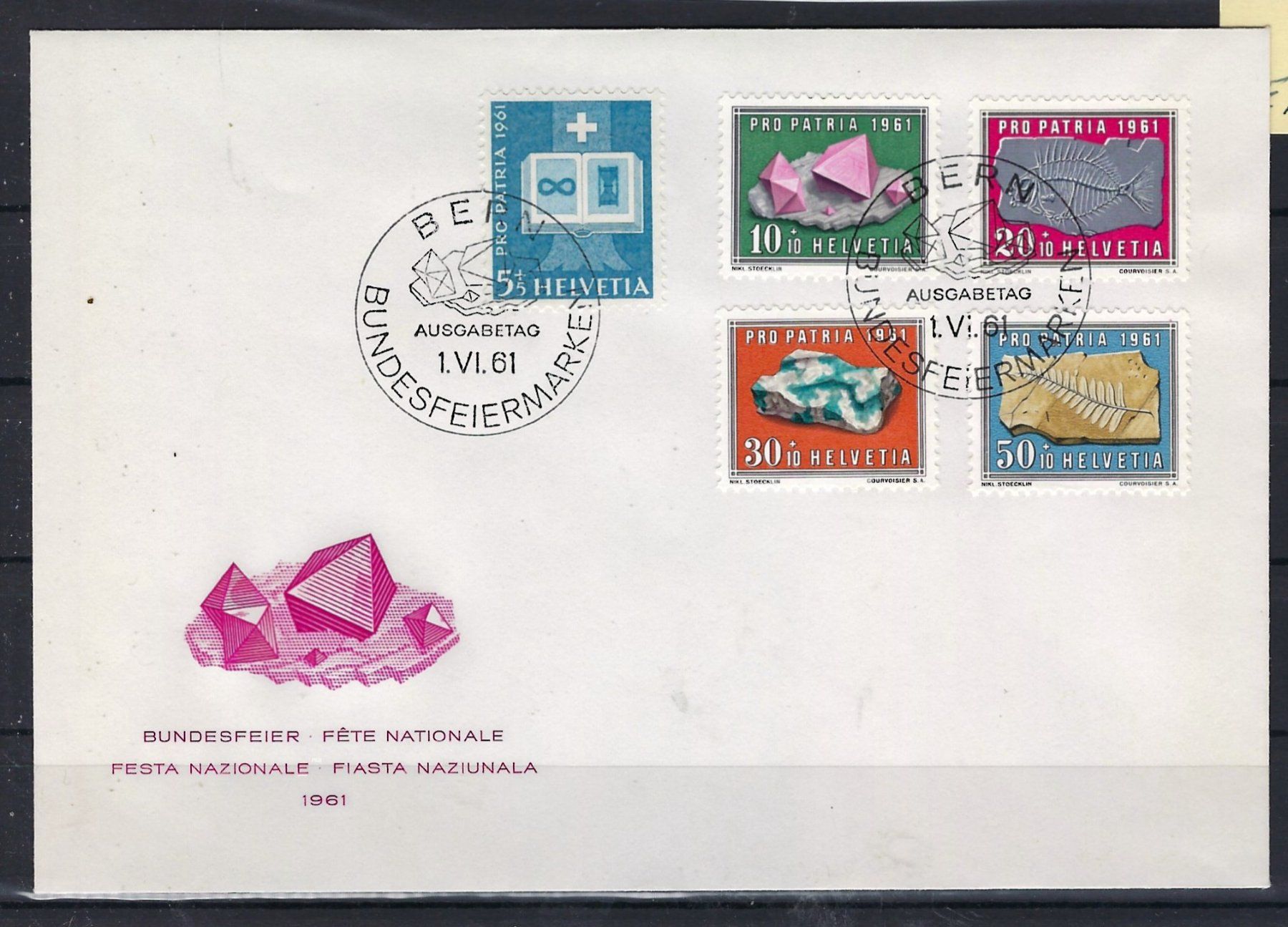 Tutti i francobolli: 1961 Pro Patria ET.   15997 – Usato da Lunden venduto da Animus999