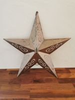 Mittlerer Deko Stern zum aufhängen in bronze