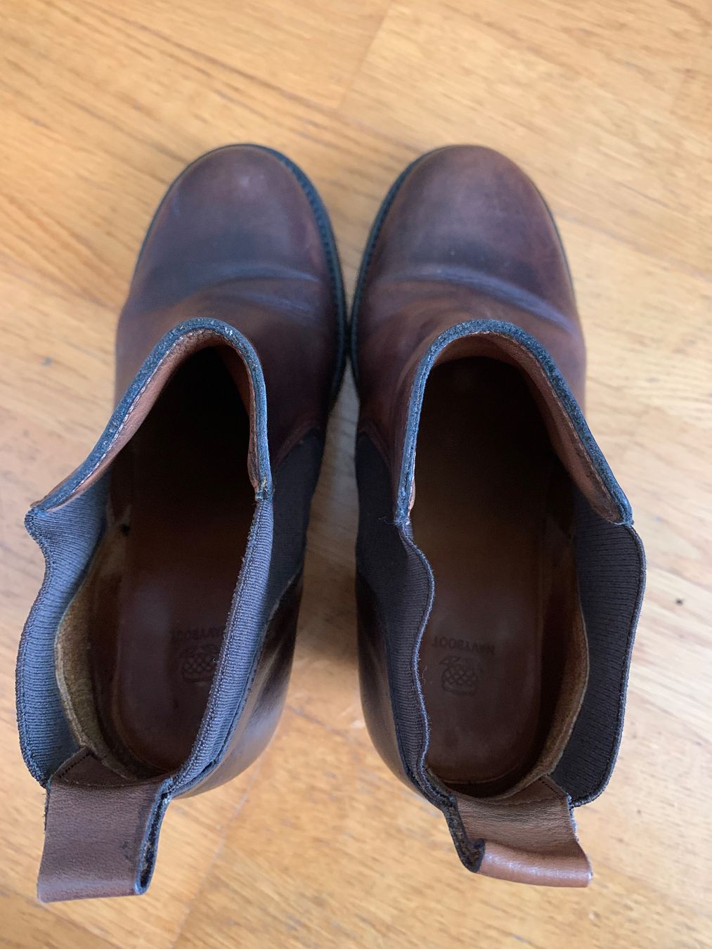 Navyboot Damenschuhe: Navyboot Stiefeletten Leder braun Gr. 37 – Gebraucht aus Wettswil von cipollina71 1