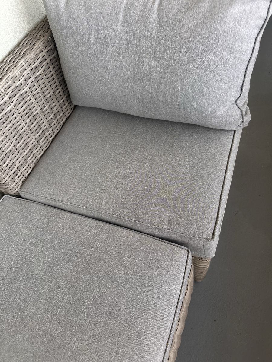 Sessel: Gartenmöbel Lounge Set / Auflagen Grau / 4 Teile  – Gebraucht aus Gränichen von krz_lth9 1