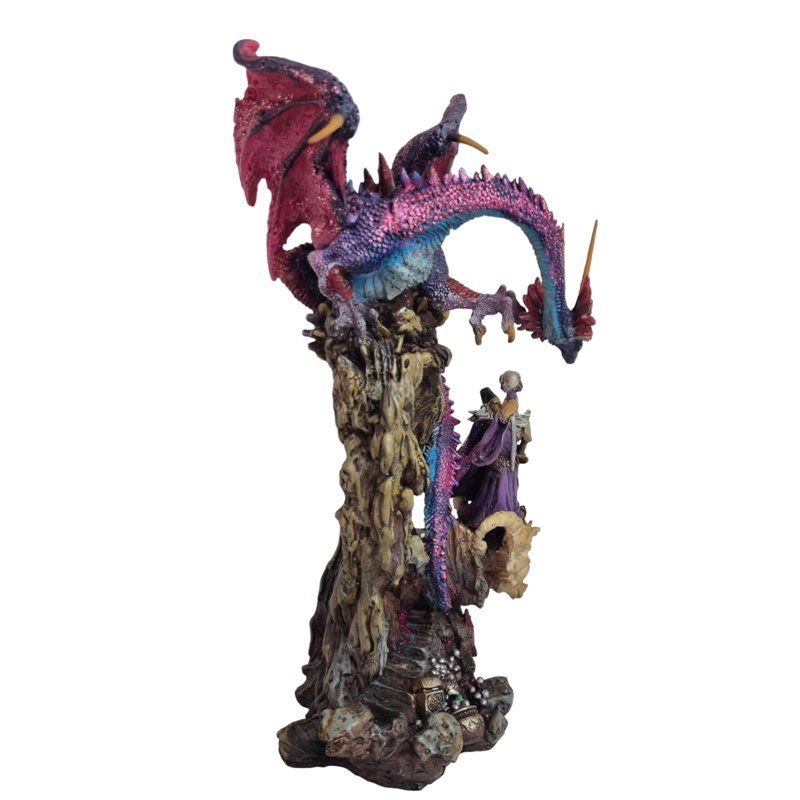 Figurines: ELEGATE Drache mit Zauberer | 35 x 16 cm – D'occasion à Wangen b. Olten par Restwert_Wangen 4