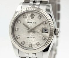 Rolex Datejust 31mm  –  mit echte Diamanten