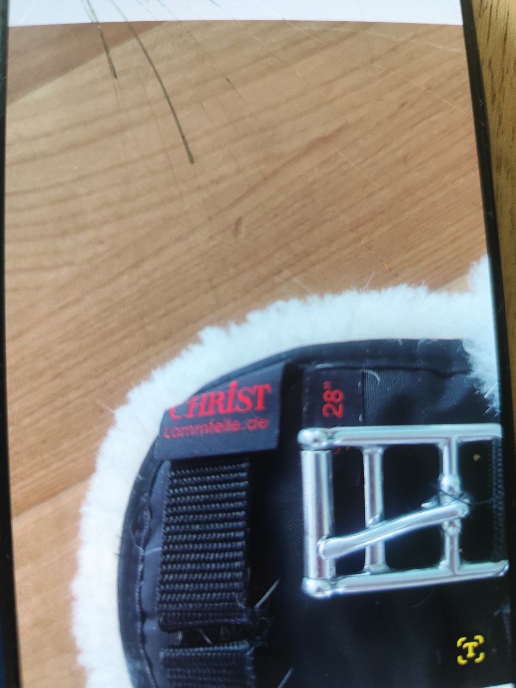 Christ Selle & Accessori: Lammfellsattelgurt von Christ – Usato da Seuzach venduto da san_cd76 2