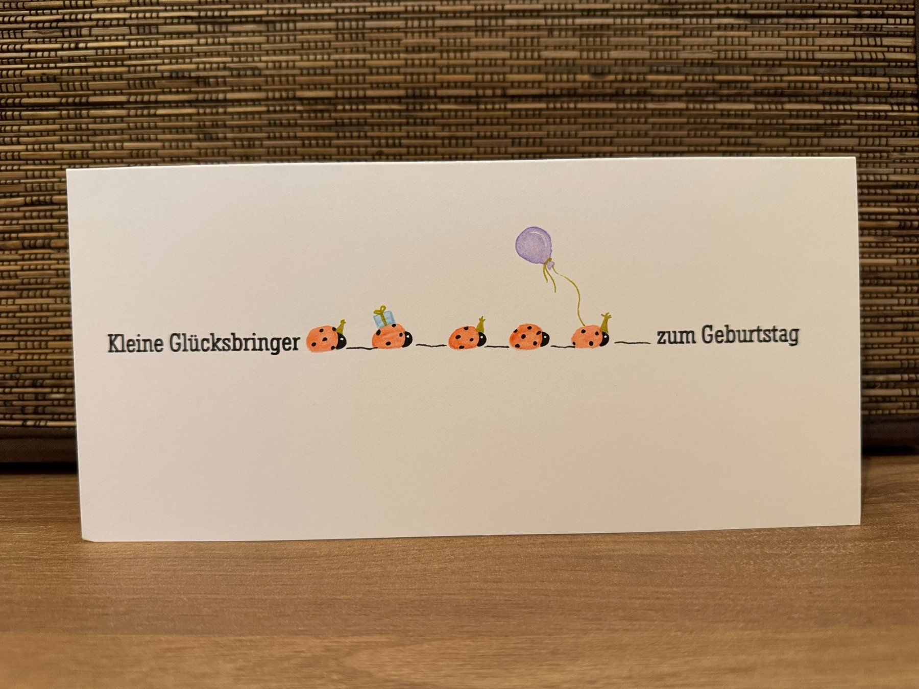 Cartoline: Geburtstagskarte Glückskäfer – Nuovo (secondo la descrizione) da Dübendorf venduto da ZiKarten