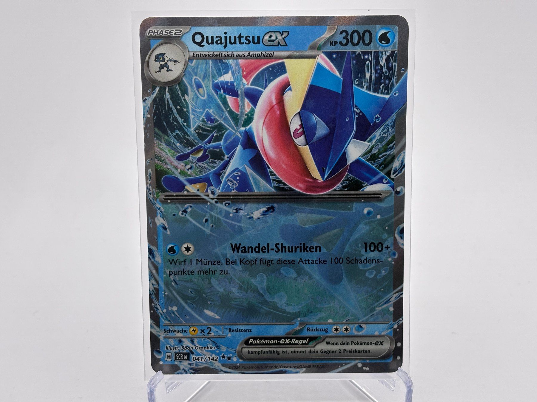 Pokémon Carte collezionabili: Stellarkrone - Quajutsu ex  (SCR 41) - DE – Usato da Allschwil venduto da Bullach
