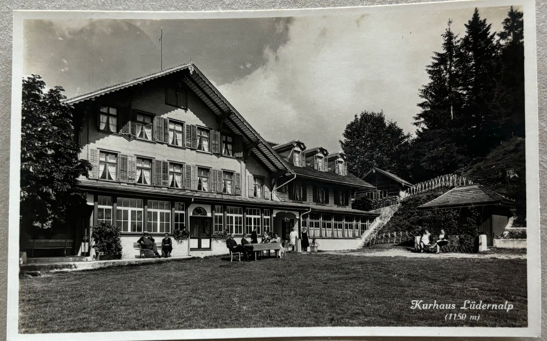 Cartoline postali: Kurhaus Lüdernalp, Wasen im E. – Usato da Frauenfeld venduto da Merk52