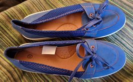 Lesara Slipper, blau, Grösse 39, neuwertiger Zustand