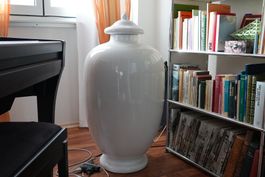 Große italienische Keramikvase mit Deckel – Saronno