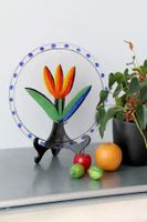 Glaskunst Schale von U.Hydman-Vallien "Tulip" für Kosta Boda
