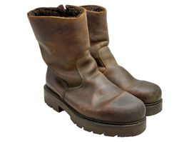 Bottes d'hiver Sanstone fourrées en cuir marron. Pointure 43